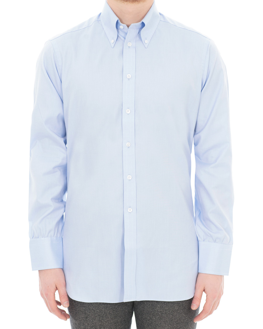 Herr | Skjortor | Turnbull & Asser | Regular Fit Oxford Button Down Shirt Light Blue