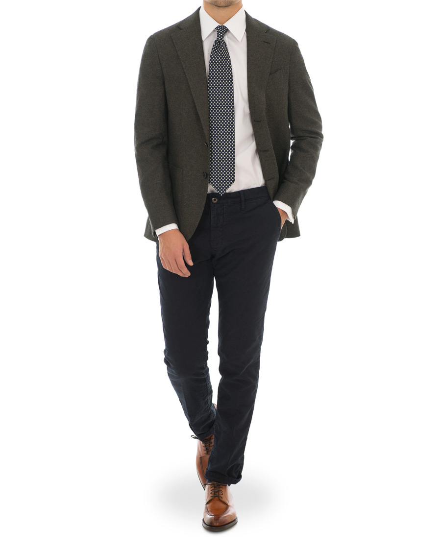 Herr | Skjortor | Turnbull & Asser | Regular Fit Double Cuff Poplin Shirt White