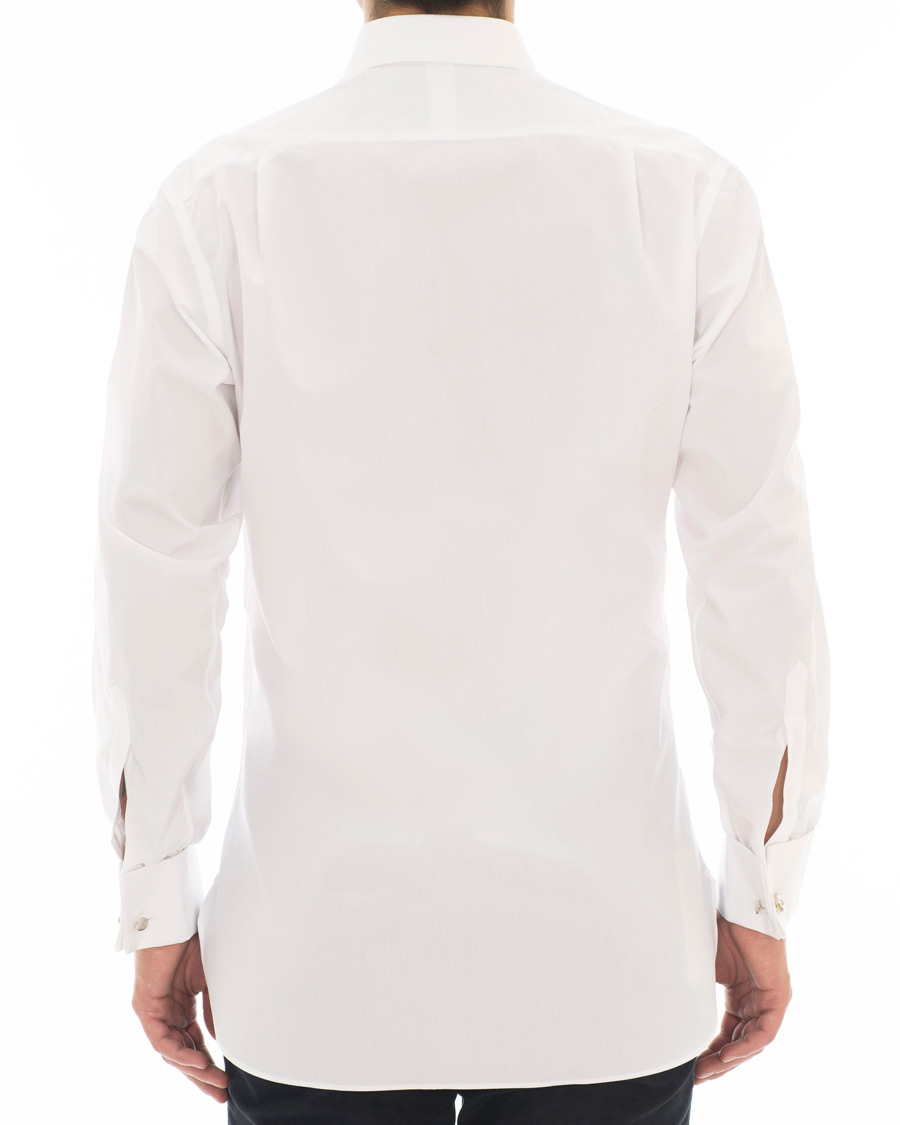 Herr | Skjortor | Turnbull & Asser | Regular Fit Double Cuff Poplin Shirt White