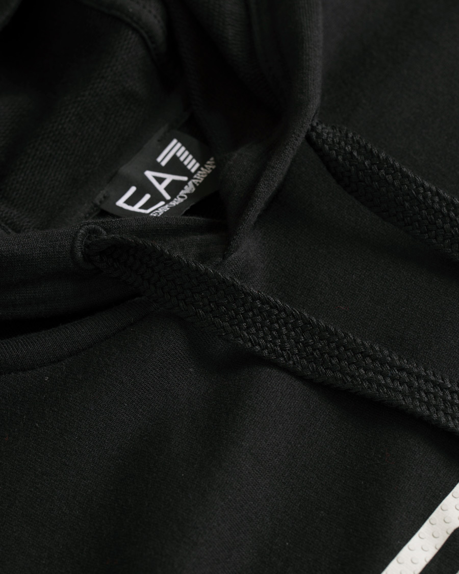 Herr | Tröjor | EA7 | Logo Hoodie Black