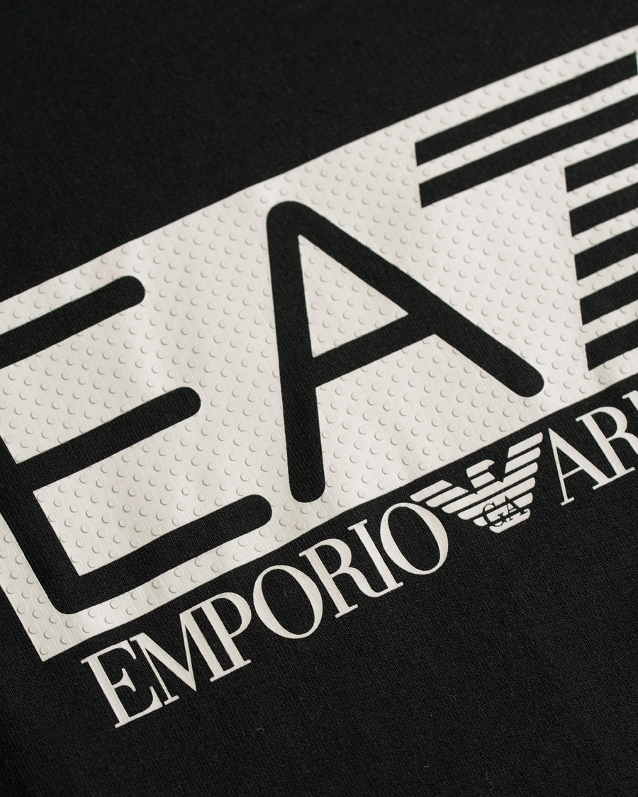 Herr | Tröjor | EA7 | Logo Hoodie Black