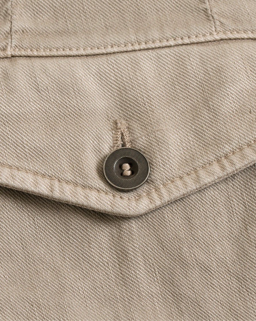 Herr | Byxor | Lardini | Double Pleated Linen Cotton Trousers Beige
