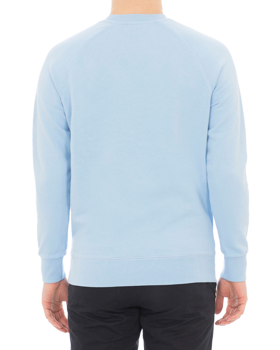 Herr | Tröjor | Maison Kitsuné | Sweatshirt Parisien Light Blue