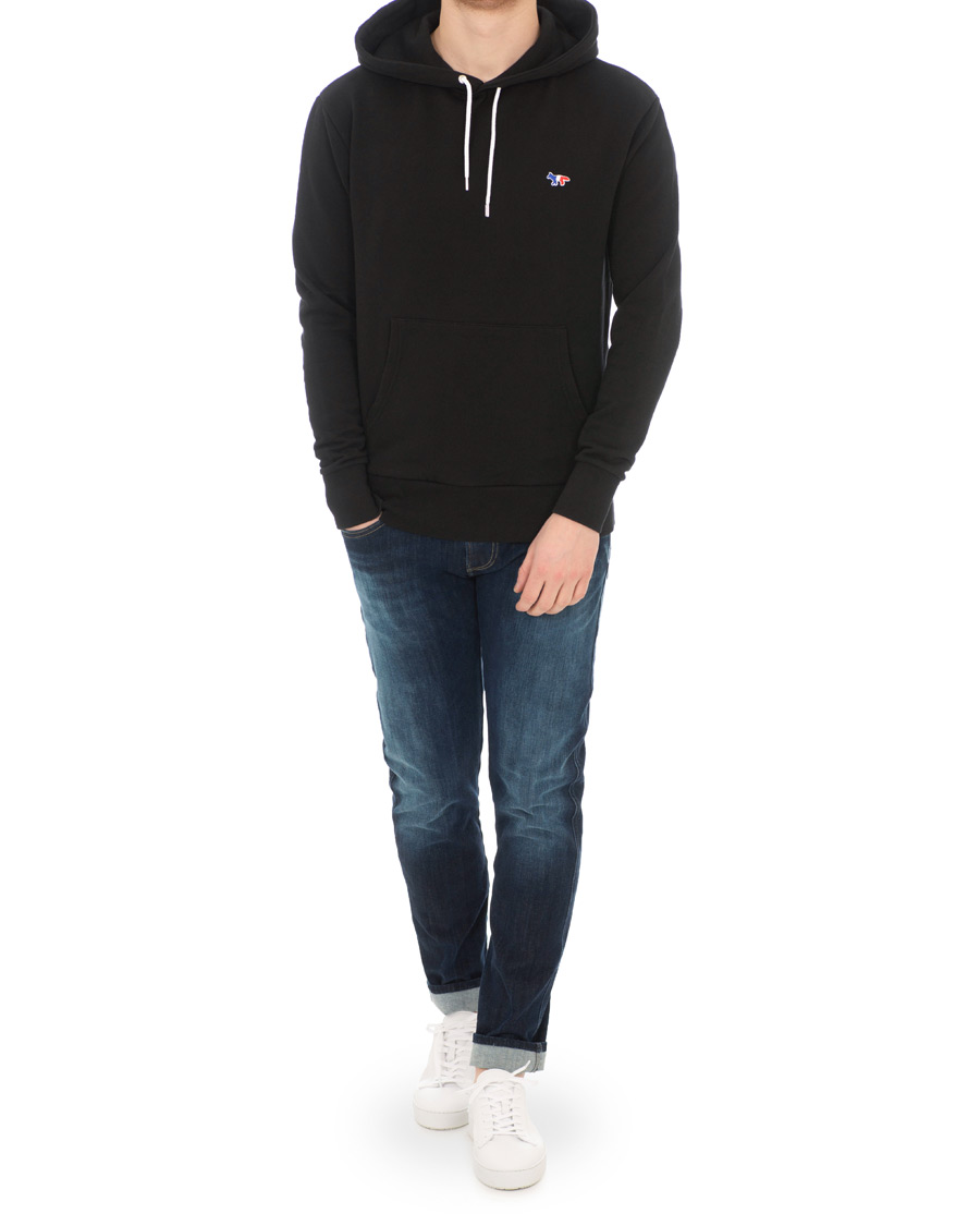 Herr | Tröjor | Maison Kitsuné | Hoodie Tricolor Fox Patch Black
