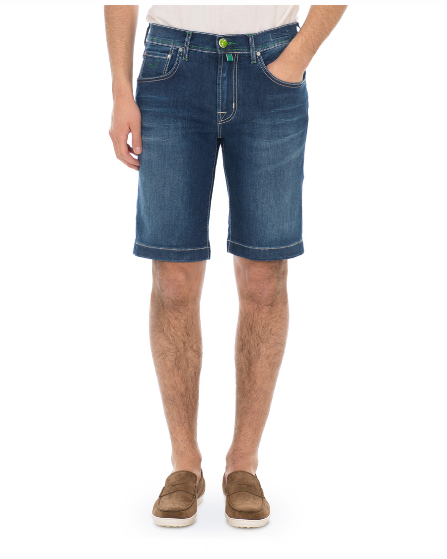 Herr | Shorts | Jacob Cohën | 6636 Jeans Shorts Dark Blue