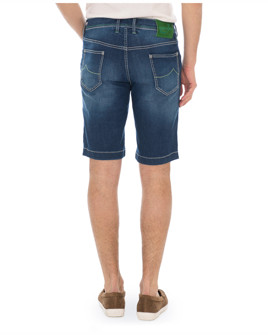 Herr | Shorts | Jacob Cohën | 6636 Jeans Shorts Dark Blue