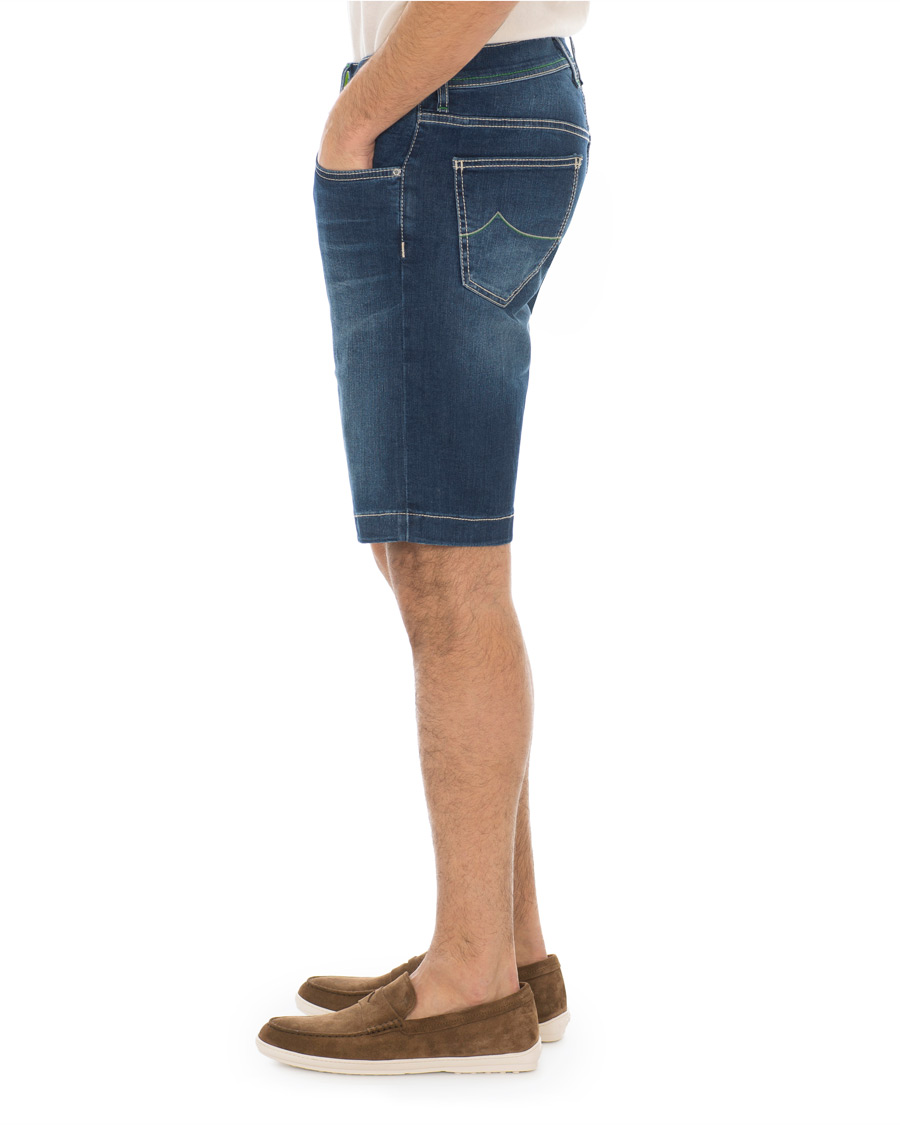 Herr | Shorts | Jacob Cohën | 6636 Jeans Shorts Dark Blue