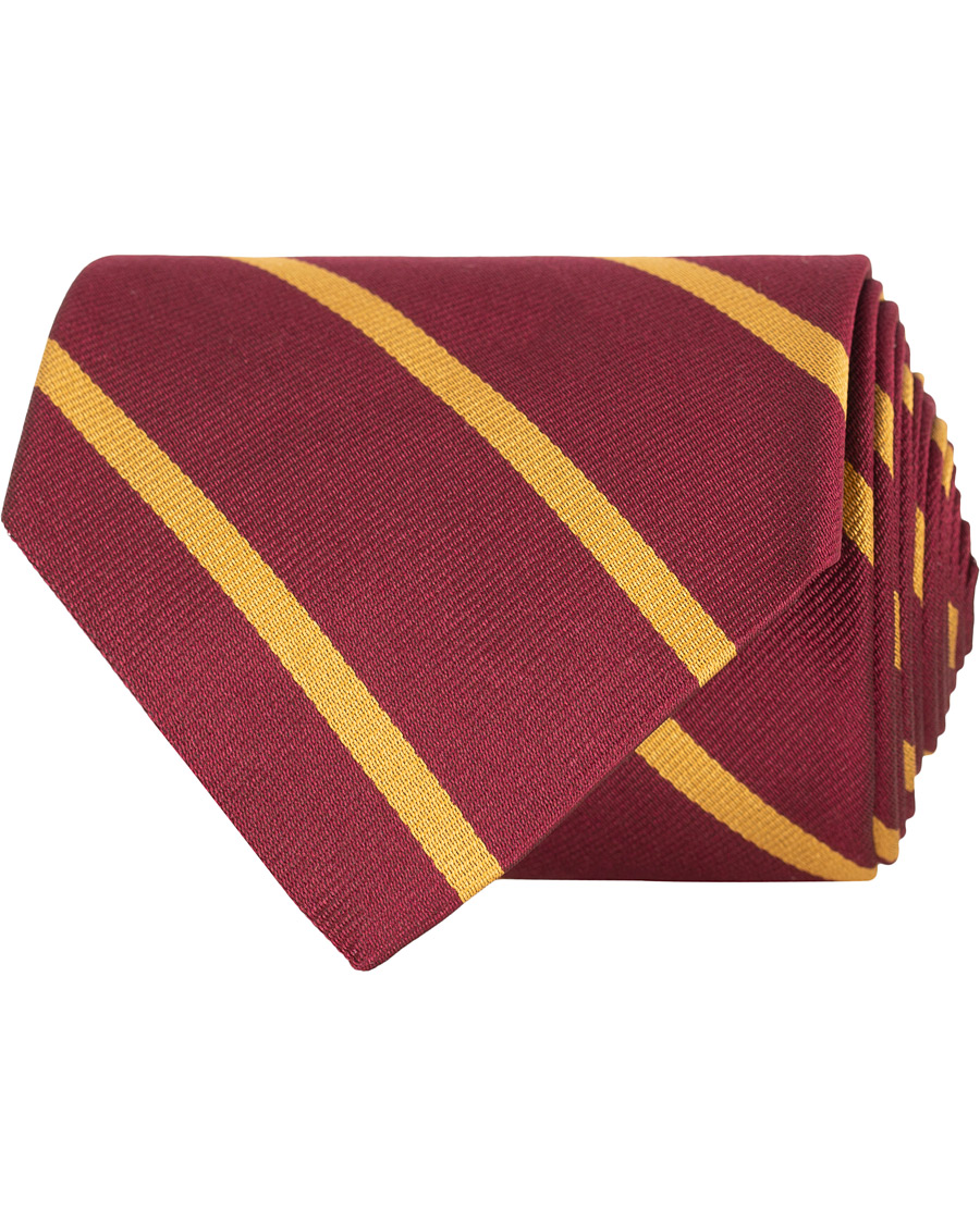 Herr | Brooks Brothers Striped Tie 8 cm Burgundy | Brooks Brothers | Striped Tie 8 cm Burgundy