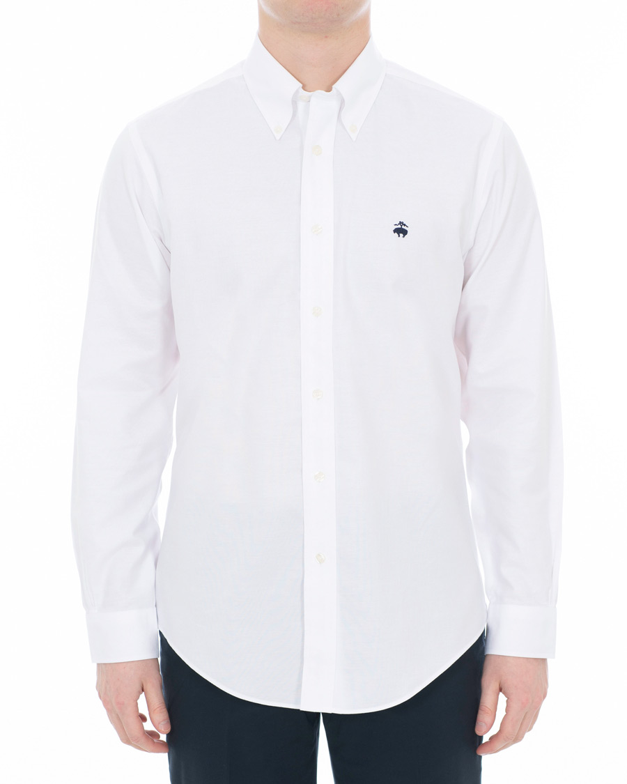 Herr | Skjortor | Brooks Brothers | Regent Fit Non Iron Oxford Button Down Shirt White
