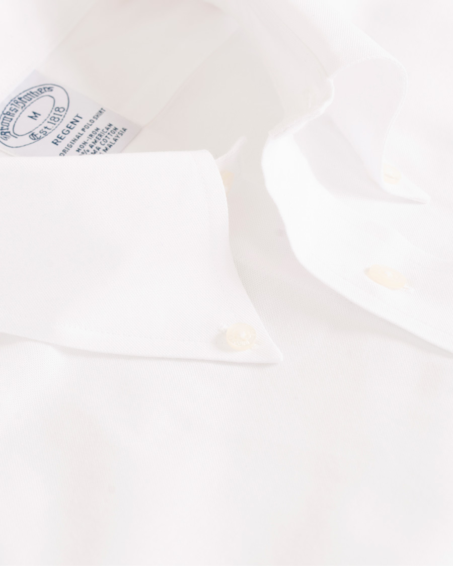 Herr | Skjortor | Brooks Brothers | Regent Fit Non Iron Oxford Button Down Shirt White