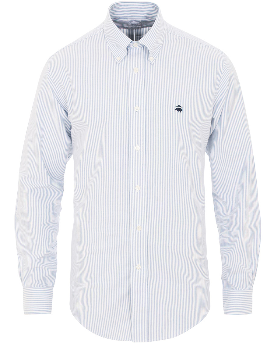 Herr | Skjortor | Brooks Brothers | Regent Fit Non Iron Oxford Button Down Shirt Blue/White
