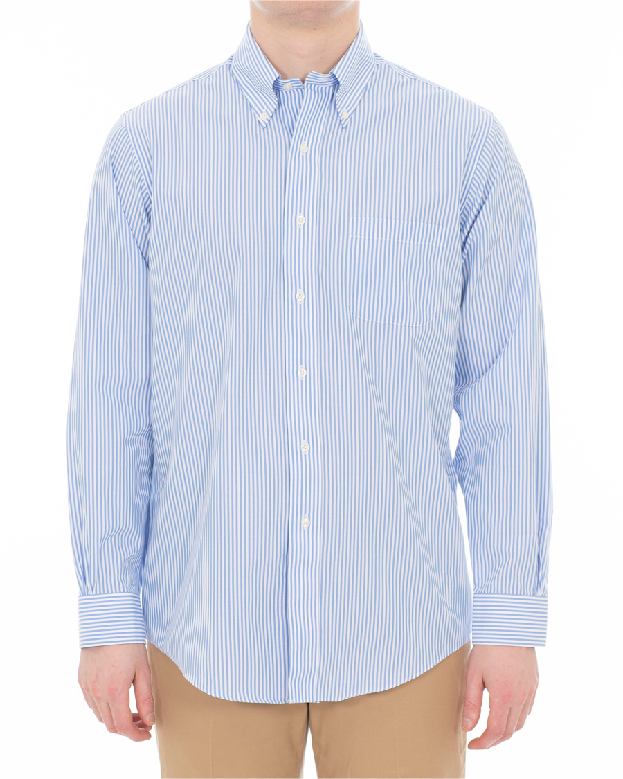 Herr | Skjortor | Brooks Brothers | Regent Fit Non Iron Bengal Shirt Light Blue