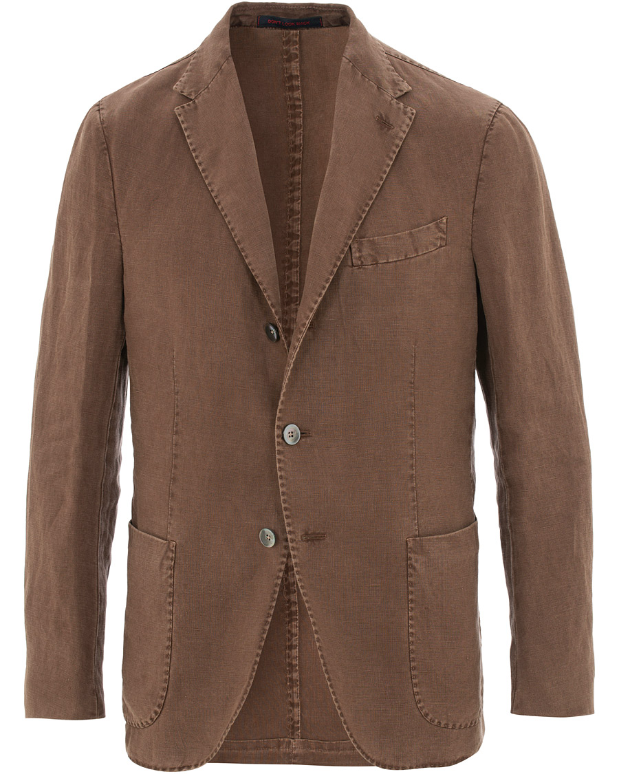 Herr | Kavajer | The Gigi | Art Irish Linen Blazer Brown