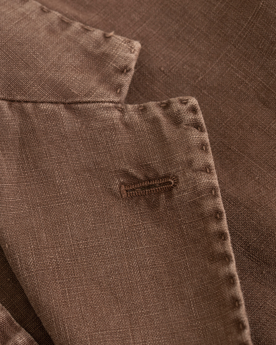 Herr | Kavajer | The Gigi | Art Irish Linen Blazer Brown