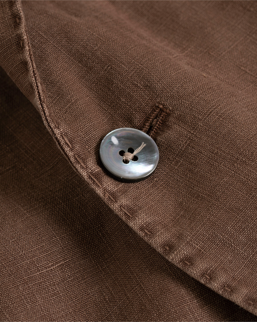 Herr | Kavajer | The Gigi | Art Irish Linen Blazer Brown