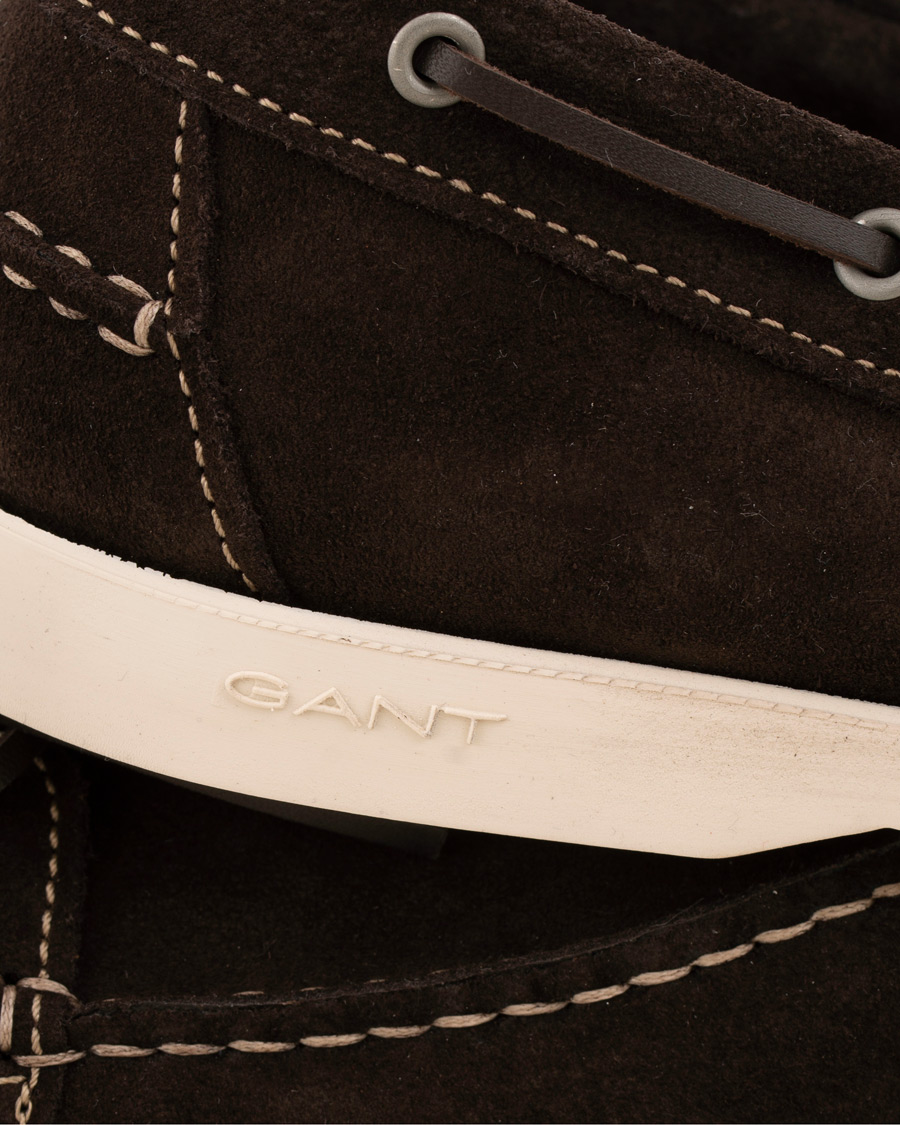 Herr | GANT Exclusively Made For Care of Carl Boatshoe Dark Brown Suede | GANT | Exclusively Made For Care of Carl Boatshoe Dark Brown Suede