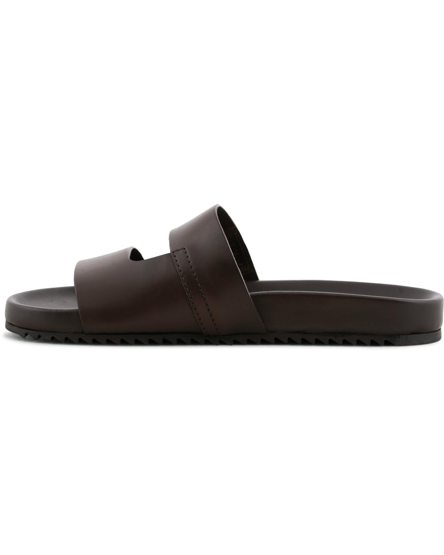 Herr | Grenson Chadwick Handpainted Sandal Dark Brown Calf | Grenson | Chadwick Handpainted Sandal Dark Brown Calf