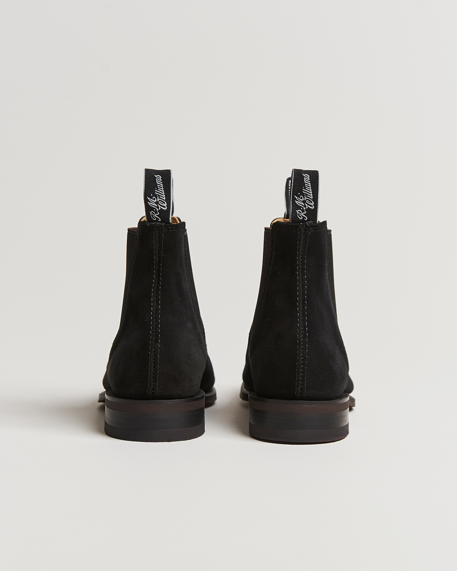Herr | R.M.Williams Wentworth G Boot Black Suede | R.M.Williams | Wentworth G Boot Black Suede