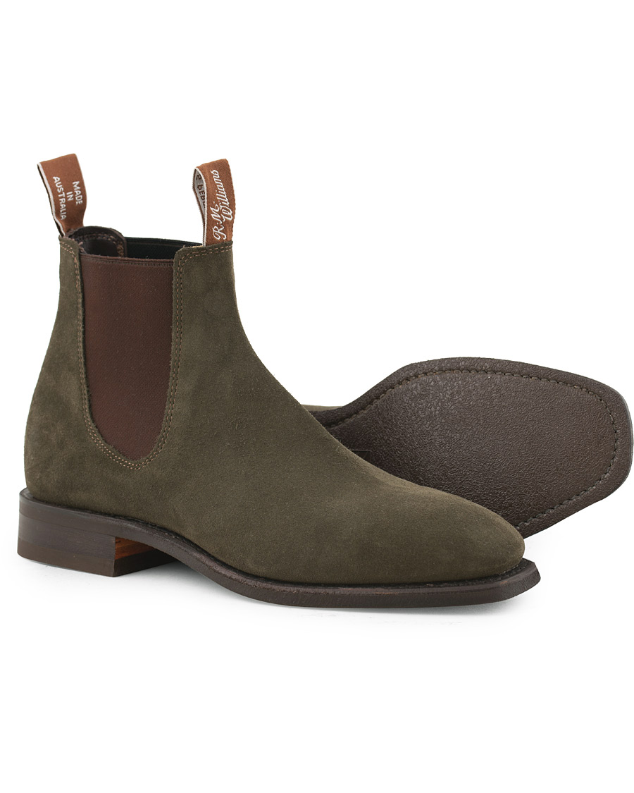 Herr | R.M.Williams Blaxland G Boot Khaki Suede | R.M.Williams | Blaxland G Boot Khaki Suede