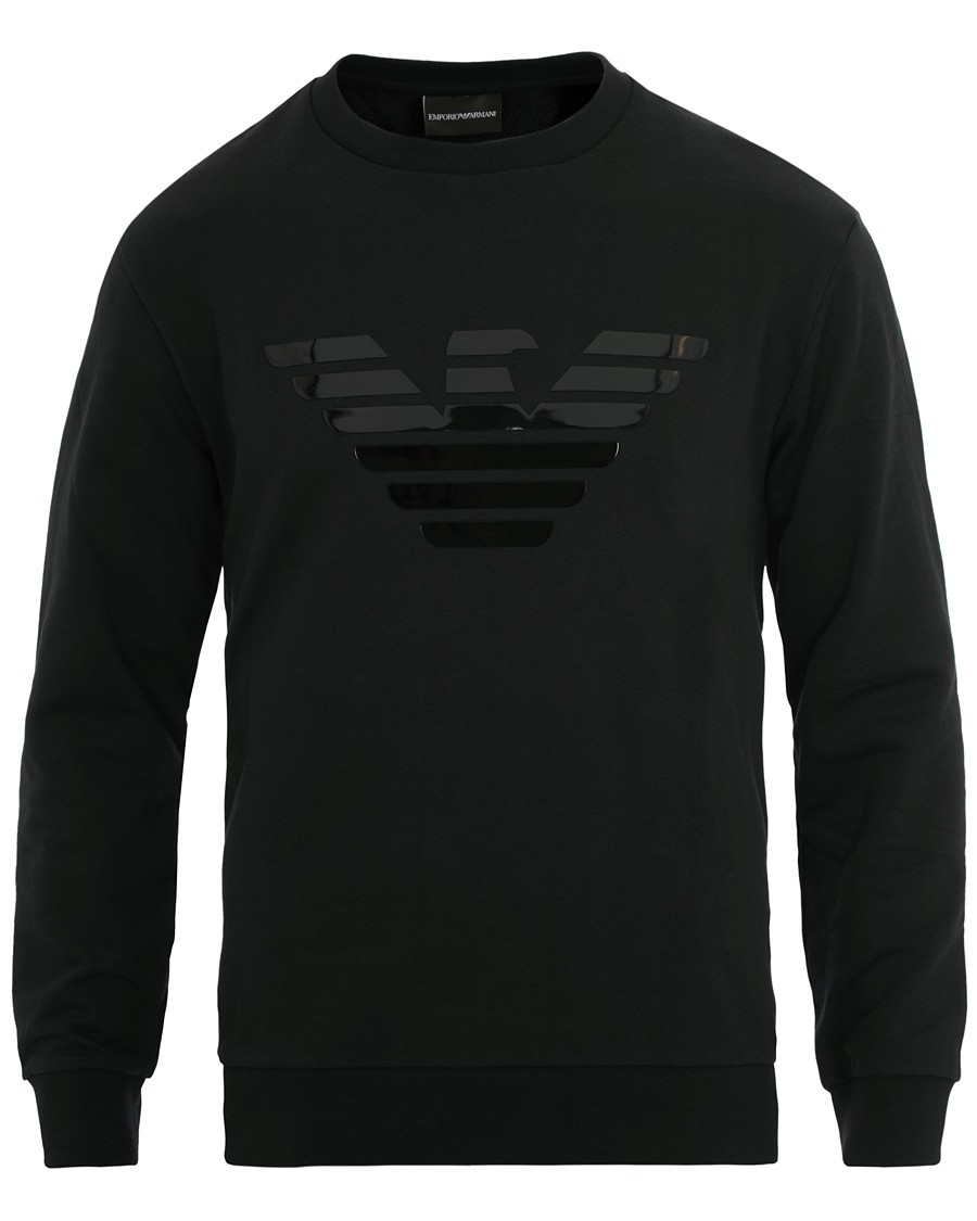 Herr | Tröjor | Emporio Armani | Logo Crew Neck Sweatshirt Black