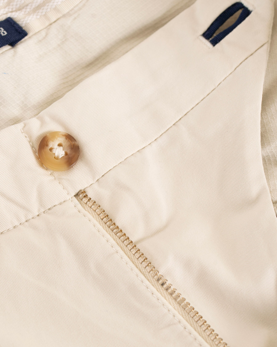 Herr | Byxor | Incotex | Slim Fit Stretch Chinos Off White