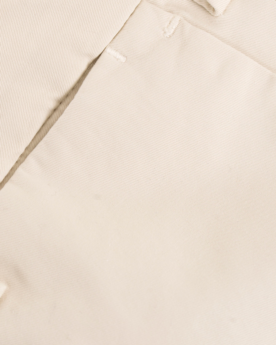 Herr | Byxor | Incotex | Slim Fit Stretch Chinos Off White
