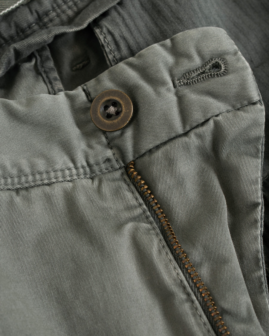 Herr | Byxor | Incotex | Slim Fit Stretch Slacks Grey