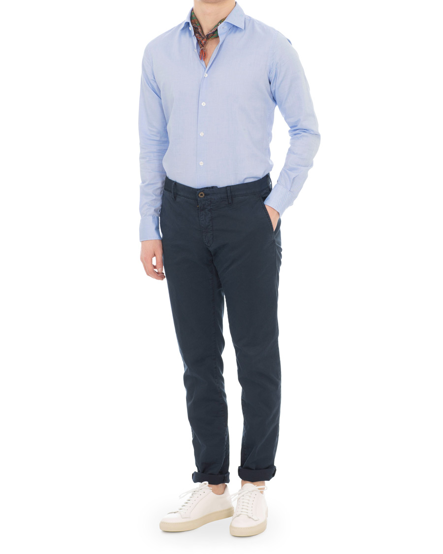 Herr | Skjortor | Glanshirt | Light Oxford Shirt Blue