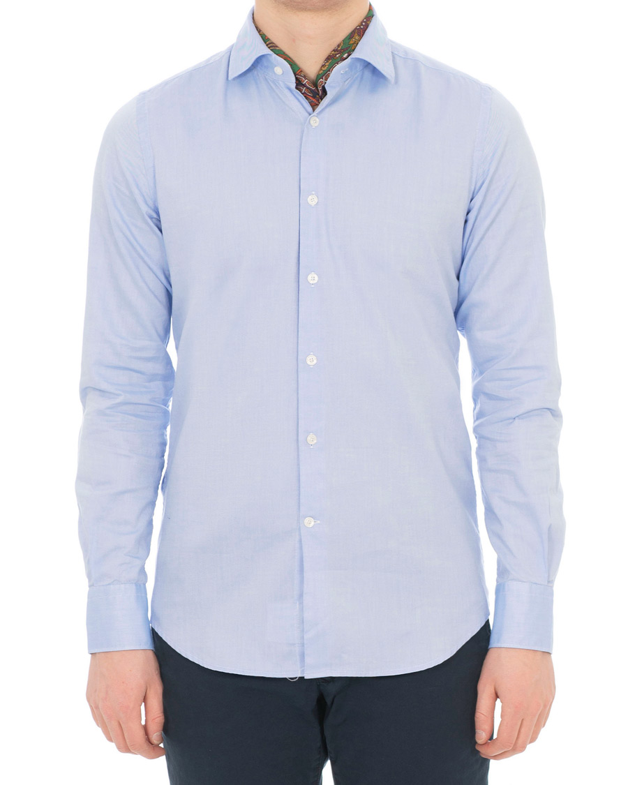 Herr | Skjortor | Glanshirt | Light Oxford Shirt Blue