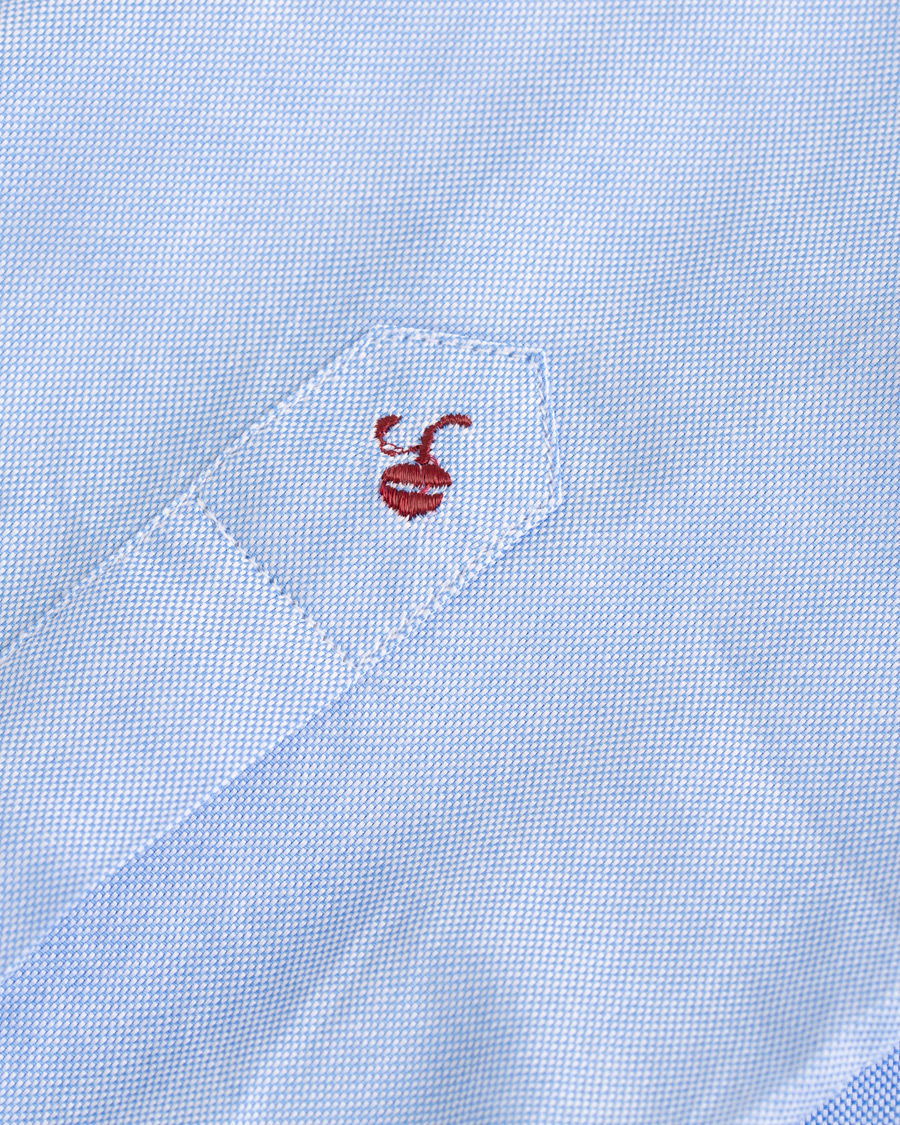Herr | Skjortor | Glanshirt | Light Oxford Shirt Blue