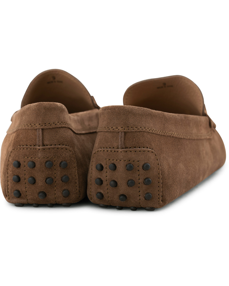 Herr | Tod's Gommino Double T Carshoe Brown Suede | Tod's | Gommino Double T Carshoe Brown Suede