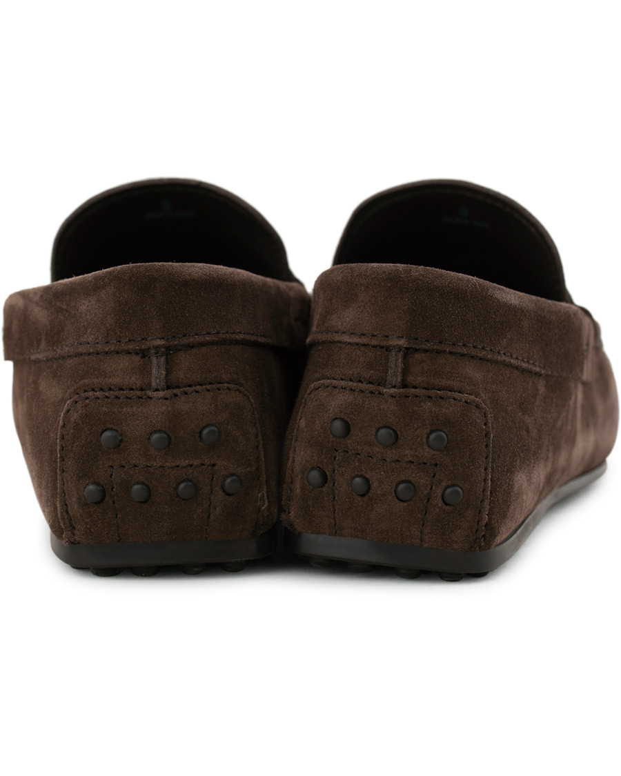 Herr | Tod's City Gommino Loafer Dark Brown Suede | Tod's | City Gommino Loafer Dark Brown Suede