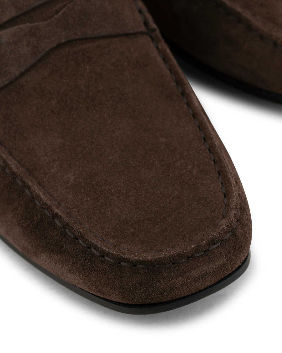Herr | Tod's City Gommino Loafer Dark Brown Suede | Tod's | City Gommino Loafer Dark Brown Suede