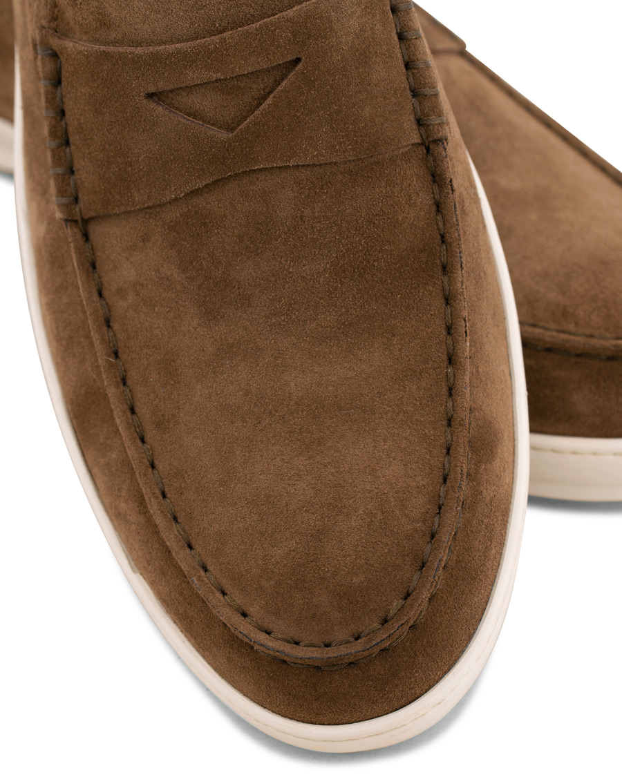 Herr | Tod's Moccassino Gomma Pennyloafer Tobacco Suede | Tod's | Moccassino Gomma Pennyloafer Tobacco Suede