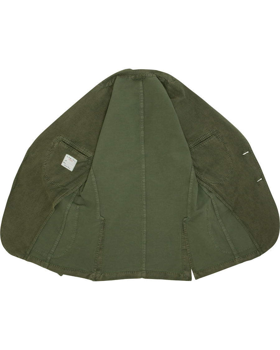 Herr | Kavajer | L.B.M. 1911 | Jack Regular Fit Linen Blazer Military Green