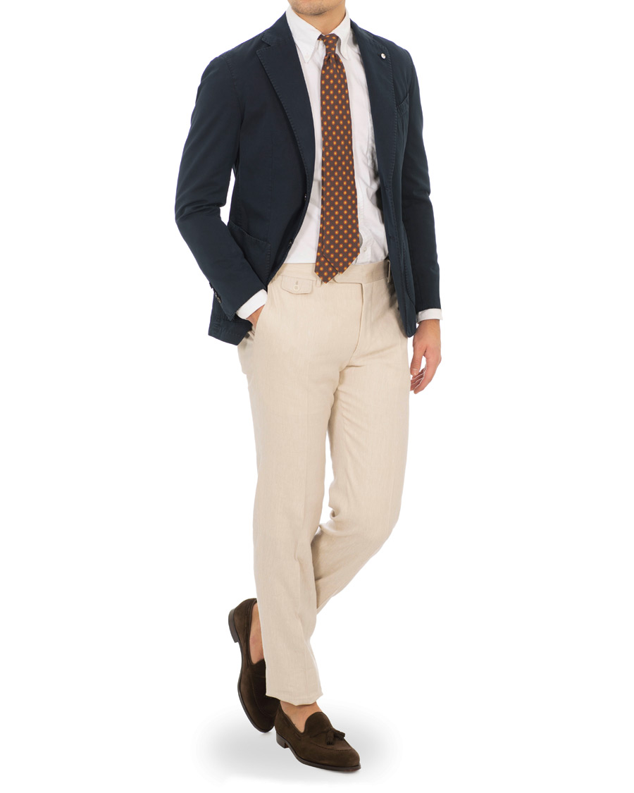 Herr | Kavajer | L.B.M. 1911 | Jack Regular Fit Cotton Stretch Blazer Navy