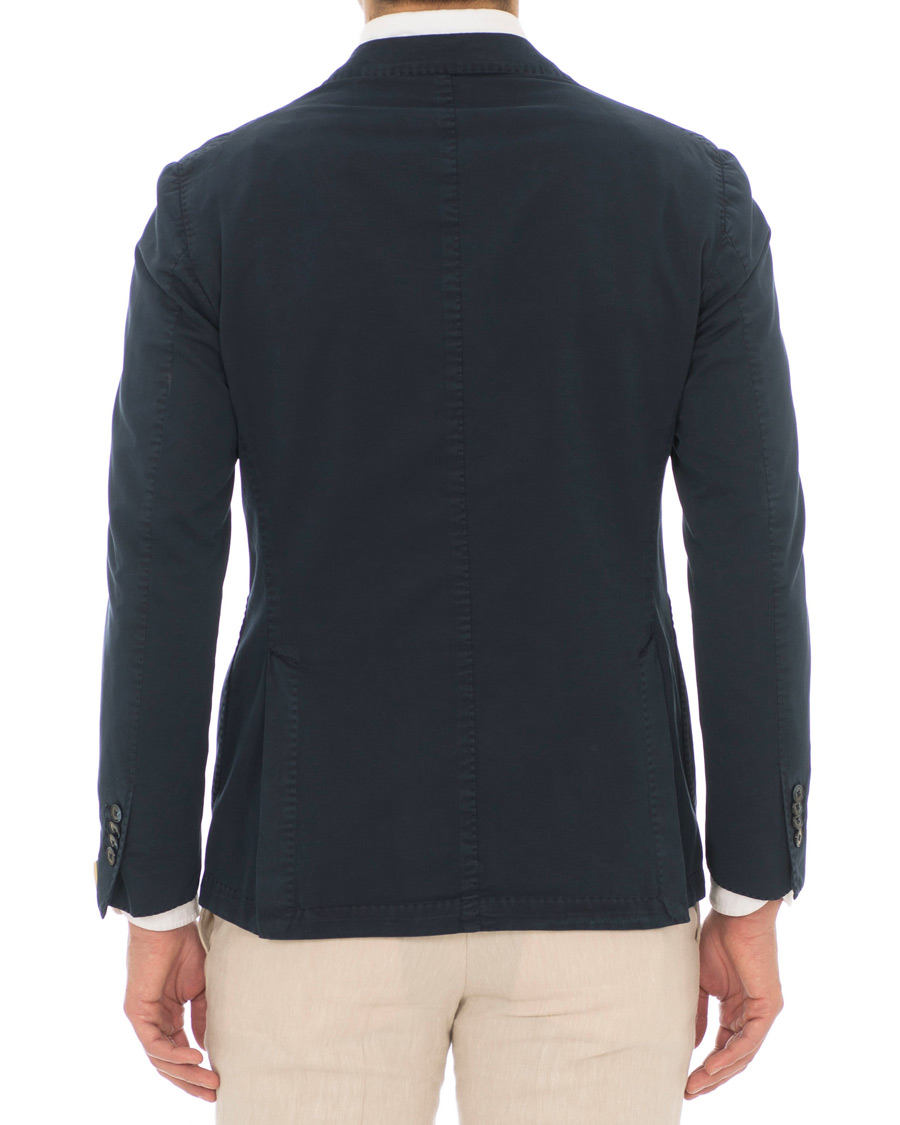 Herr | Kavajer | L.B.M. 1911 | Jack Regular Fit Cotton Stretch Blazer Navy