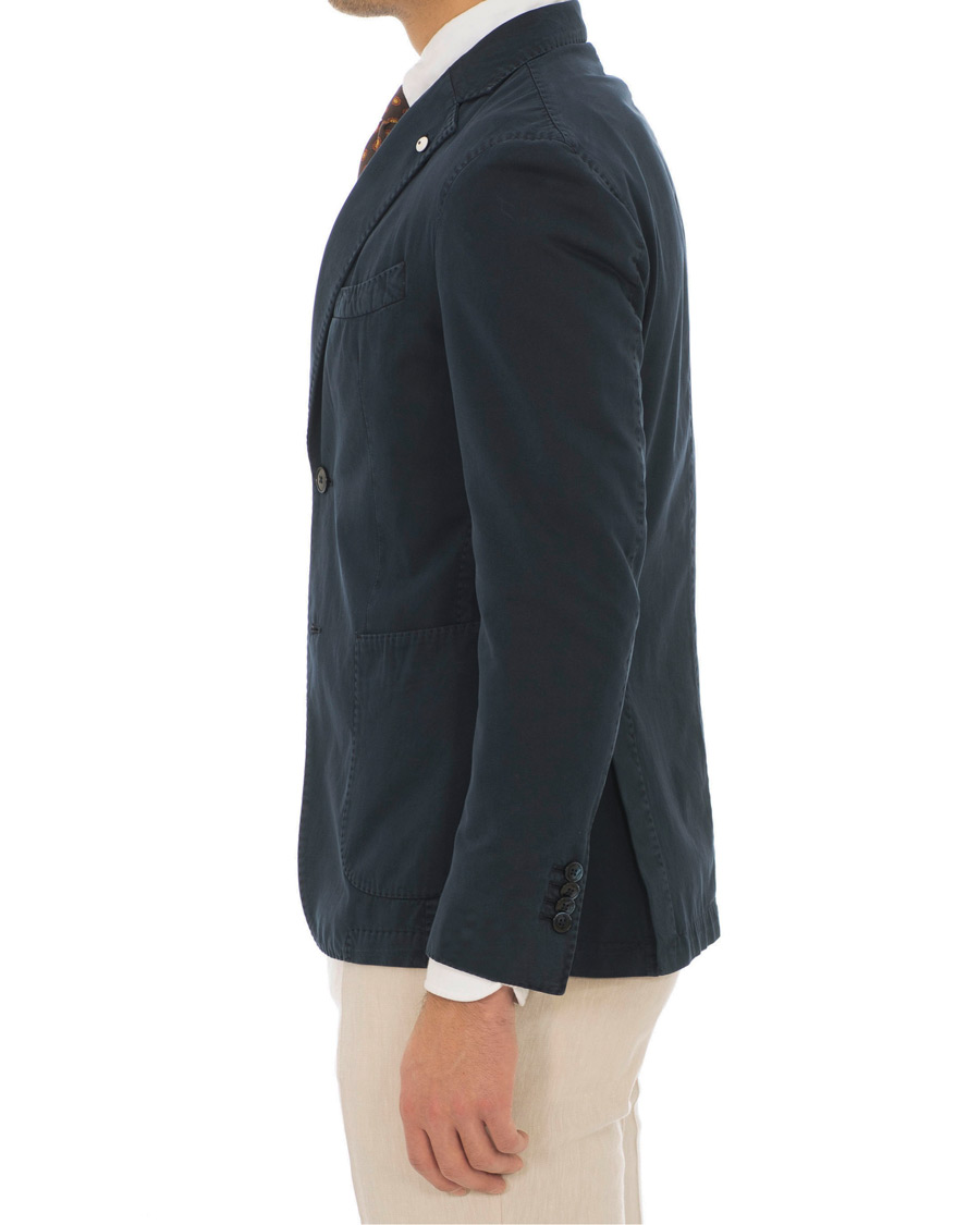 Herr | Kavajer | L.B.M. 1911 | Jack Regular Fit Cotton Stretch Blazer Navy