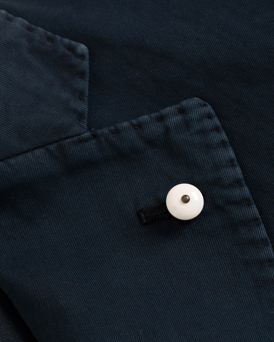 Herr | Kavajer | L.B.M. 1911 | Jack Regular Fit Cotton Stretch Blazer Navy
