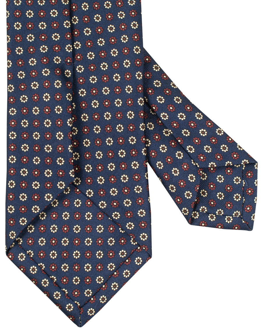 Herr | Drake's MTO Silk 8 cm Tie Navy | Drake's | MTO Silk 8 cm Tie Navy