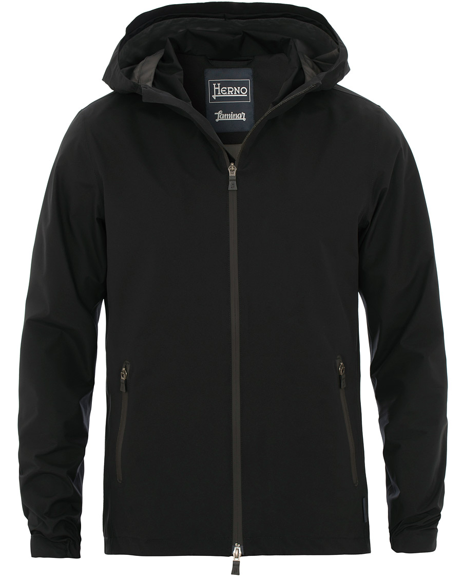 Herr | Jackor | Herno | Laminar Hooded Gore-Tex Jacket Black