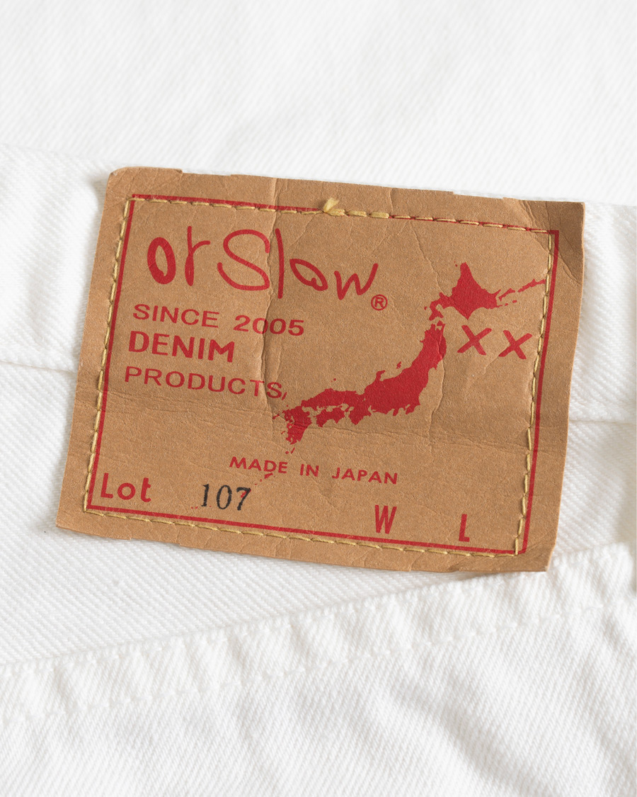 Herr | Jeans | orSlow | Tapered Fit 107 Jeans White
