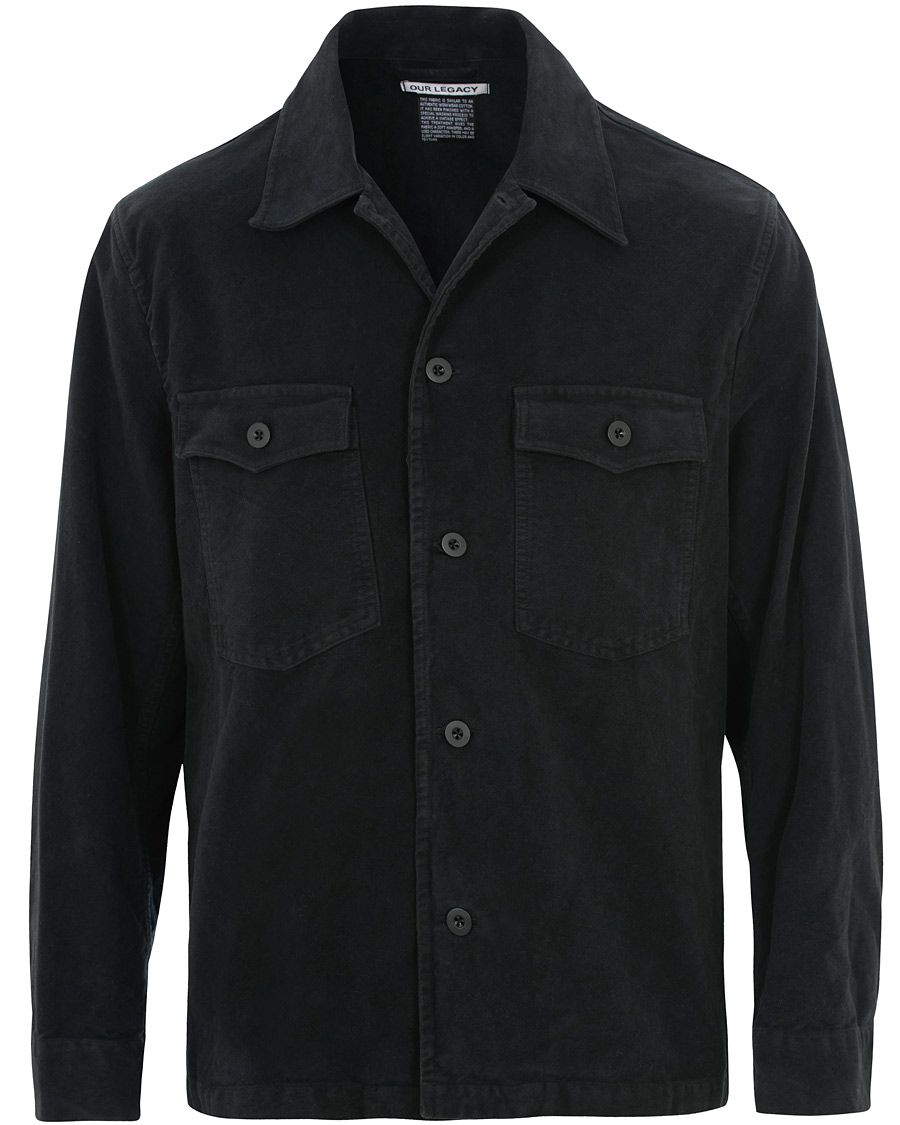 Herr | Jackor | Our Legacy | Moleskin Evening Coach Jacket Blue/Black