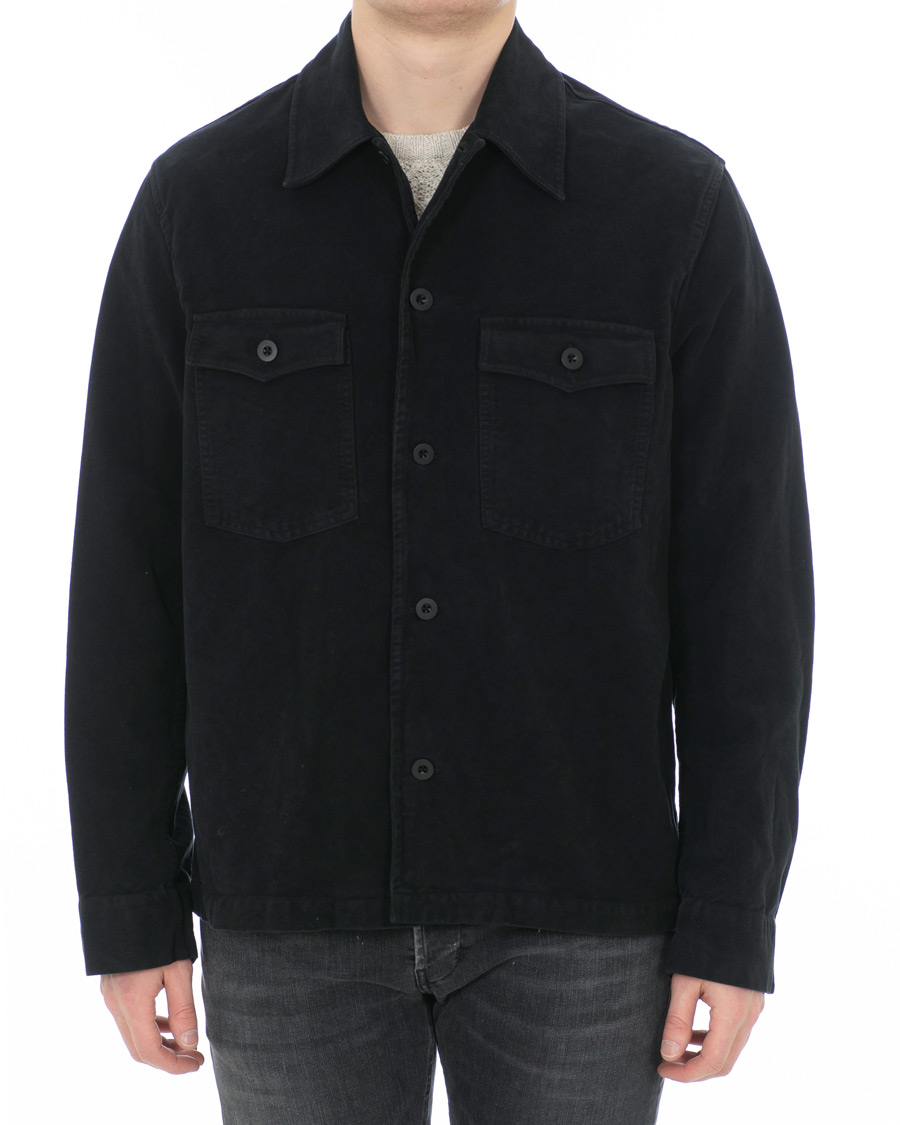 Herr | Jackor | Our Legacy | Moleskin Evening Coach Jacket Blue/Black