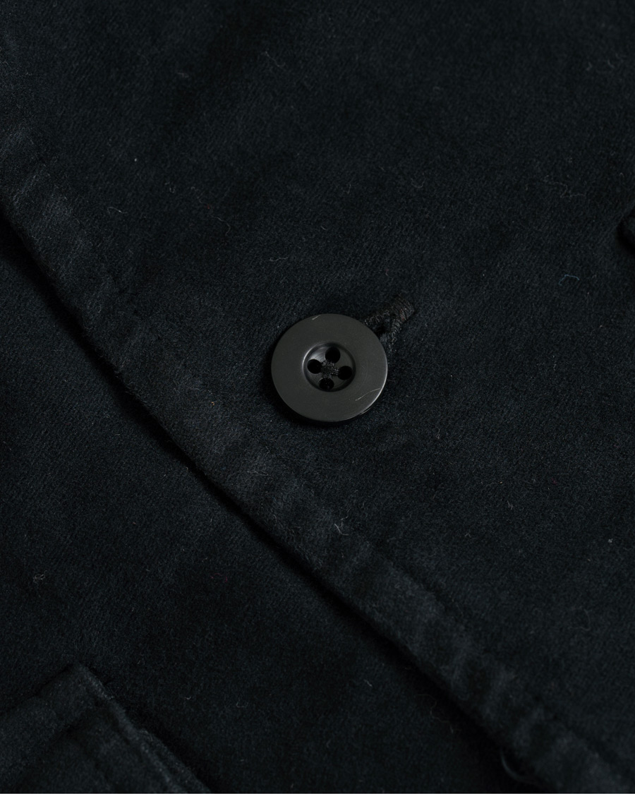 Herr | Jackor | Our Legacy | Moleskin Evening Coach Jacket Blue/Black