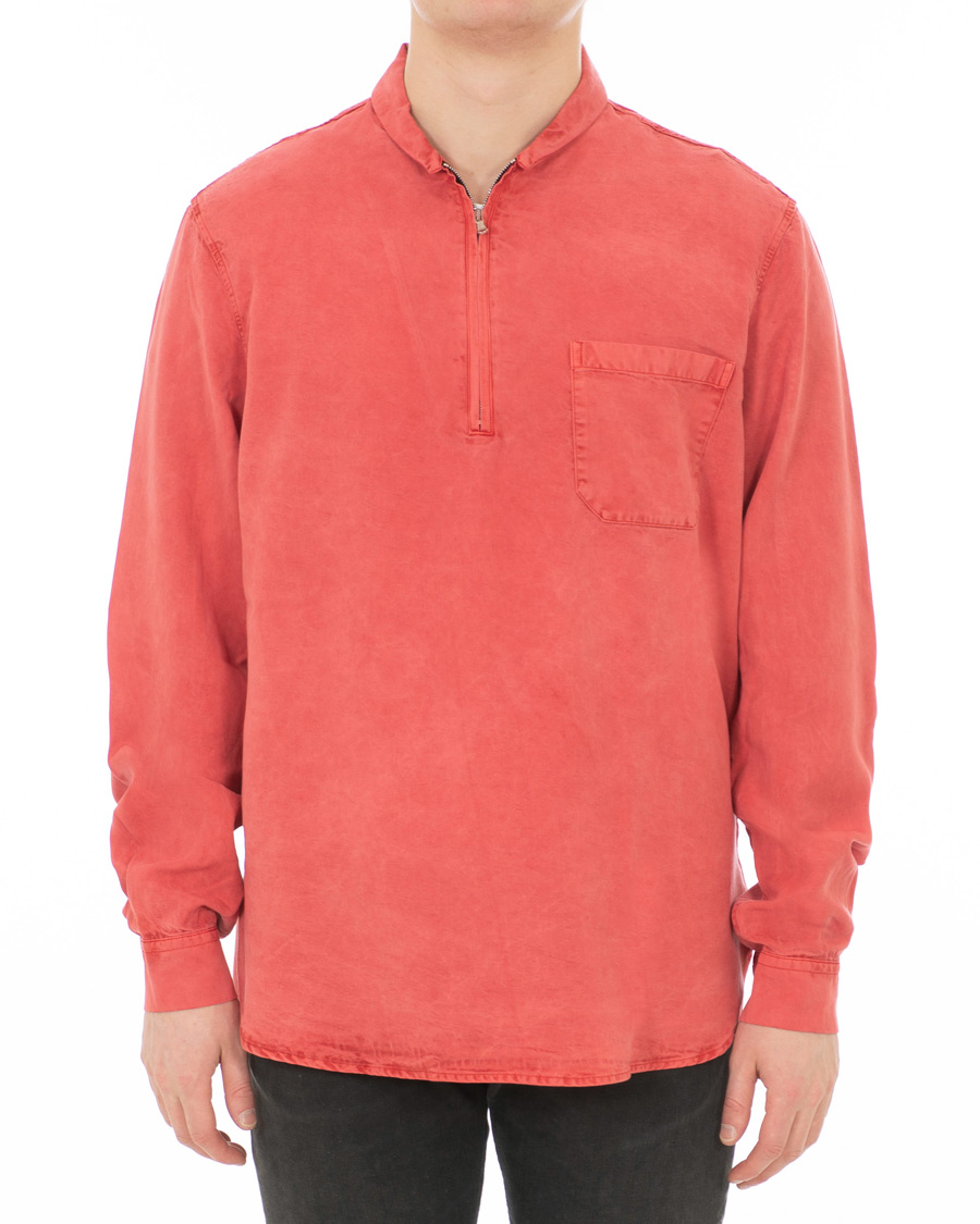 Herr | Skjortor | Our Legacy | Shawl Zip Shirt Clear Red