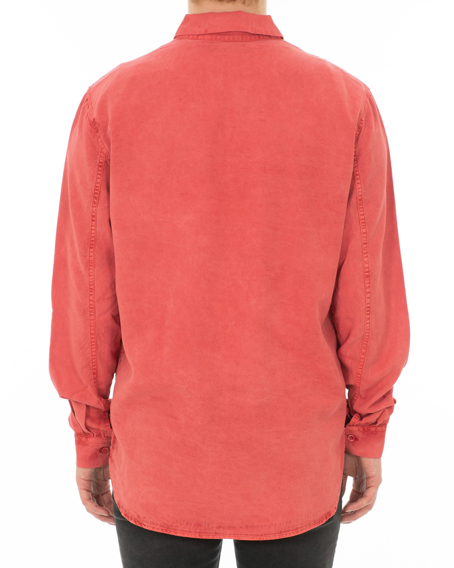 Herr | Skjortor | Our Legacy | Shawl Zip Shirt Clear Red