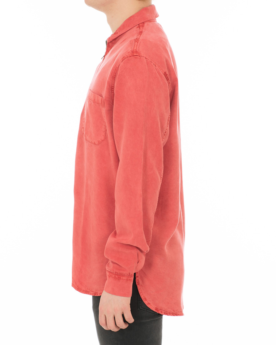Herr | Skjortor | Our Legacy | Shawl Zip Shirt Clear Red
