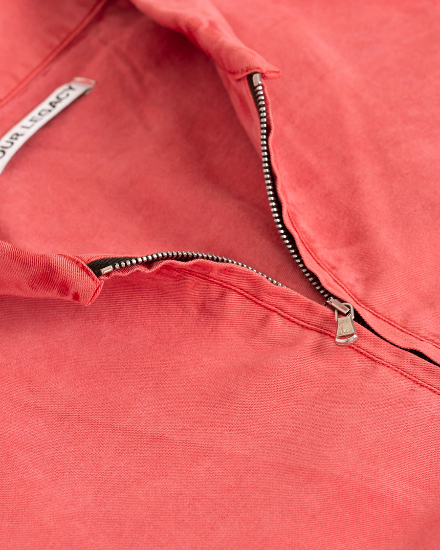 Herr | Skjortor | Our Legacy | Shawl Zip Shirt Clear Red