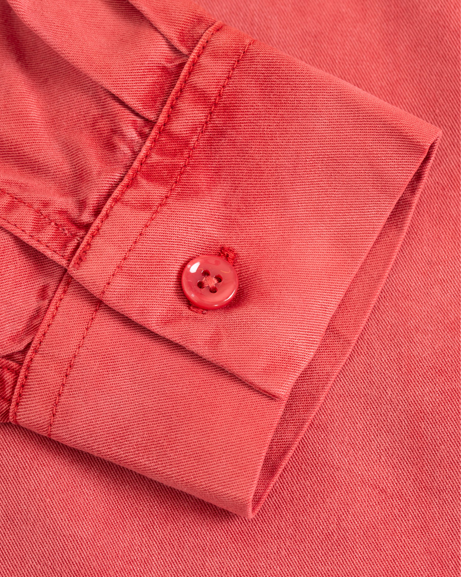 Herr | Skjortor | Our Legacy | Shawl Zip Shirt Clear Red
